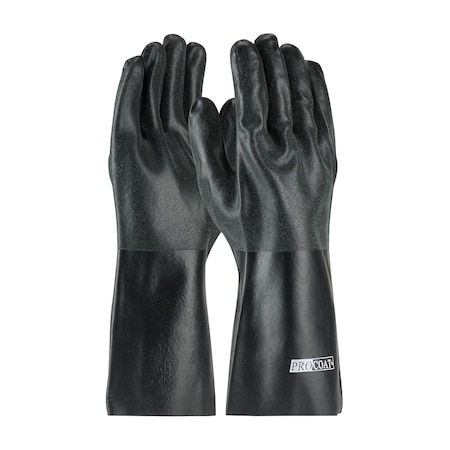 Pip Premium PVC Dipped Glove with Interlock Liner and Rough Sandy Finish, 14" Length, 12PK 9970