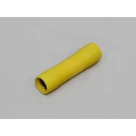 Nichifu Insulated Butt Connector, Flared, Extra Copper Sleeve, AWG 12-10 TMDV B-5.5-YEL