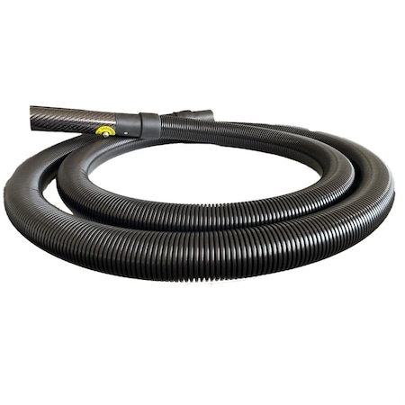 Delfin Industrial Hose, 40 mm, 10 ft, Black, Lightweight FH0027.40.10