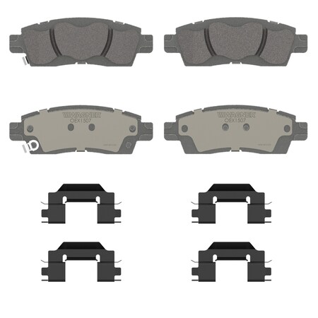 Wagner Brake OEX Rear Disc Brake Pad Set Premium Ceramic,  OEX1507