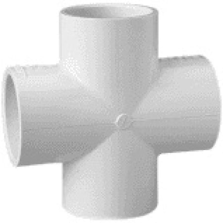 Charlotte Pipe And Foundry 1IN SCH 40 CROSS TEE SXSXSXS PVC024100800HA