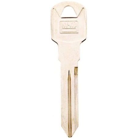 Hy-Ko Key Blank, Brass, Nickel 11010B89