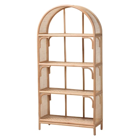 Bali & Pari Natania Natural Rattan Display Shelf 262-14415-ZORO