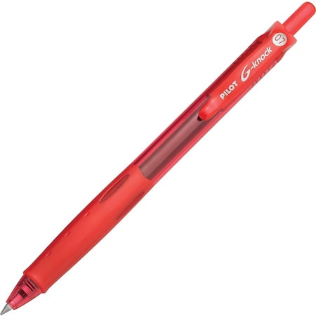 Pilot Pen, Gel, G-Knock Begrn, Fn, Rd, PK12 31508