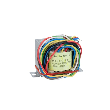 Lowell Transformer 16W 70V TLM-1670B