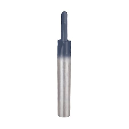 Diablo Round Nose Bit, 1/8 in Dia Cutter, 2 in OAL, 1/4 in Dia Shank, 2-Cutter, Carbide 18-100