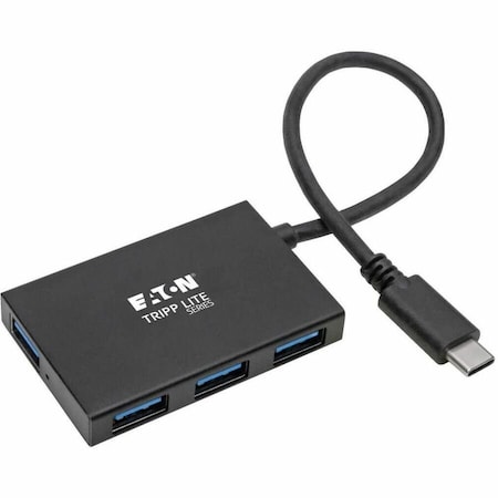 Eaton Tripp Lite Series 4-Port USB-C Hub, USB 3.x Gen 2 10Gbps, 4x USB-A Ports, Thunderbolt 3 U460-004-4A-G2