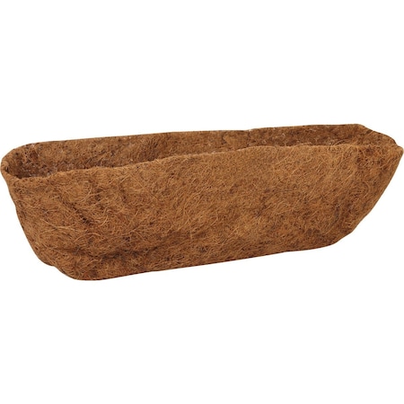 Best Garden 24'' W. x 7.8'' L. x 6.5'' D. Coconut Fiber Trough Plant Liner HB1319-24CC