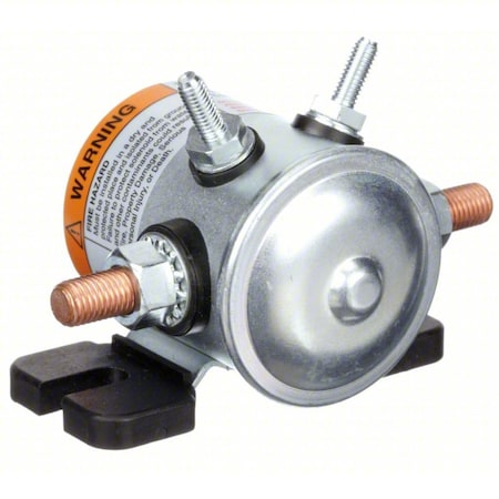 White-Rodgers DC Power Solenoid, Dust Resistant, 50A, 36VDC, SPNO, Continuous Duty, No. 10-32, Isolated Coil Type 70 120224S1