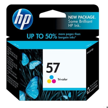 Hp 57 Tri-Color Original Ink Cartridge, 500 Yield C6657AN