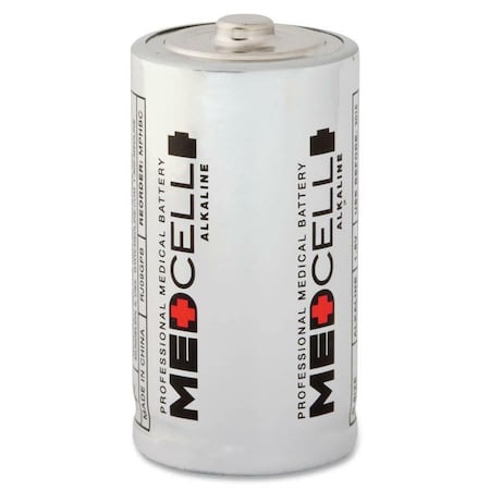 Medline MedCell Alkaline Battery, D, 1.5V, 12PK MPHBDZ