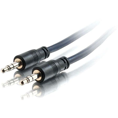 C2G 35FT 3.5MM STEREO AUDIO CABLE WITH LOW PROFILE CONNECTORS M/M - PLENUM CMP-RATED 40517