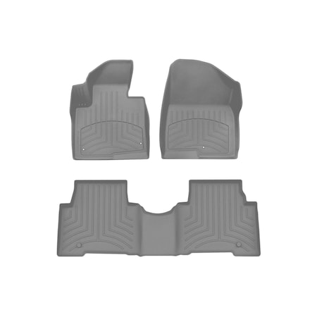 Weathertech Grey, Front and Rear FloorLiner HP 46440-1-2IM