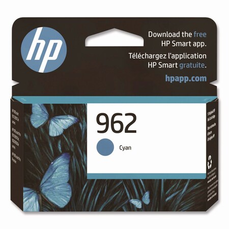 Hp HP 962 Original Inkjet Ink Cartridge - Cyan - 1 Each - 700 Pages 3HZ96AN#140