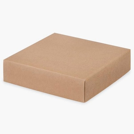 Nashville Wraps Kraft Box Lid, 6x6x1.5, 25PK GBL06KR