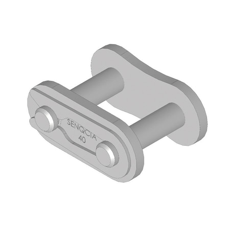 Senqcia Inspire Series SBR Single Strand Spring Clip Connecting Link, 40PCP chain, .5P, .7 OAW, .156 Pin 40PCP2CL