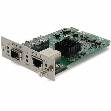 Add-On Addon 10Gbase-T Rj-45 & Sfp+ Slot Media Converter Card For Our Rack ADD-MCC10GRJSFP