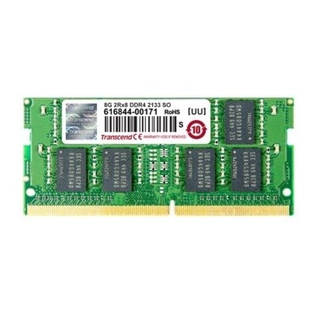 Transcend Information 8GB DDR4 2133 UNBUFFERED NON-ECC SO-DIMM 1.2V 2RX8 260PIN 512MX8 / CL = 15 TS1GSH64V1H