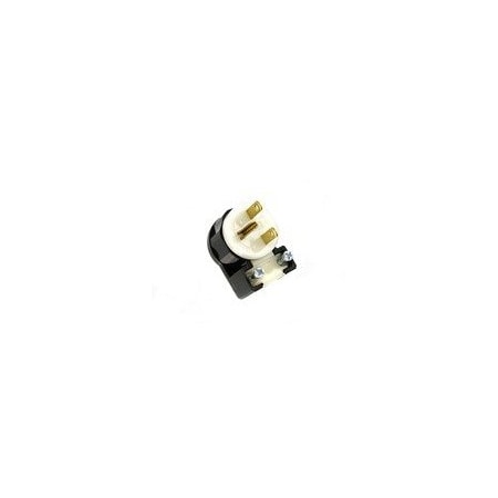 Leviton Industrial Grade Angle Plug, Wetguard 15 Amp, 250 Volt 5666-CA