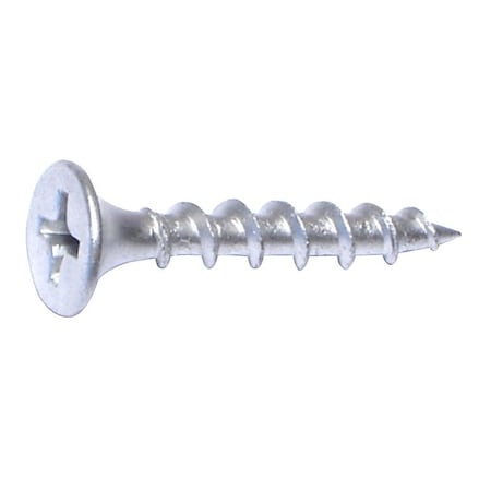 Midwest Fastener Deck Screw, #6 x 1 in, Steel, Flat Head, Phillips Drive M07906