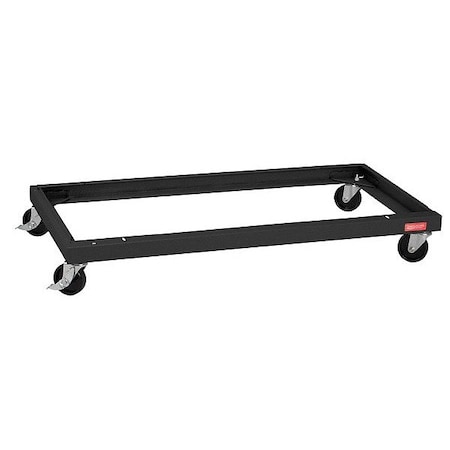 Tennsco Caster Kit, 36 in W x 24 in D, Black CK24BLK