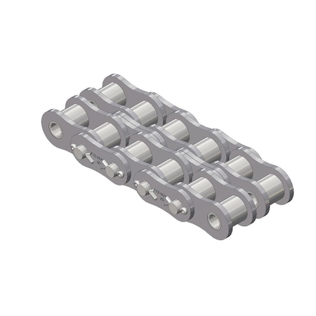 Senqcia Hi-Max Cottered Standard Roller chain, 10 ft OAL, 3/4 P, 0.469 Dia x 1/2 in W Roller 60-2HMCB
