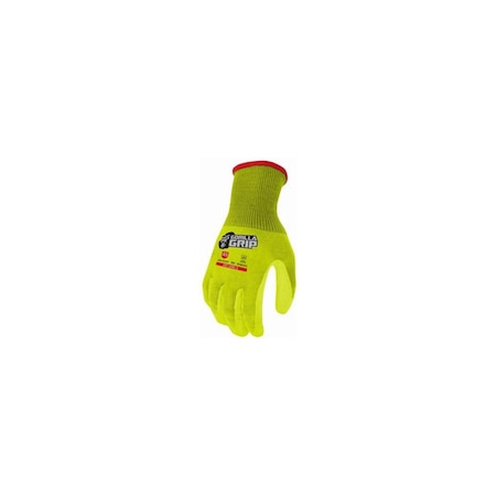 Big Time Products Precision Grip A5 Cut-Resistant Hi Vis Gloves, Nitrile Coating, Men's L 22897-26