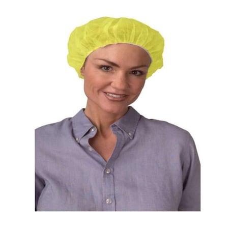 Cordova Bouffant Caps, Red, 28 In, PK500 BC28R