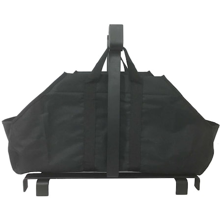 Dagan Wrought Iron Log Holder, Black LC160