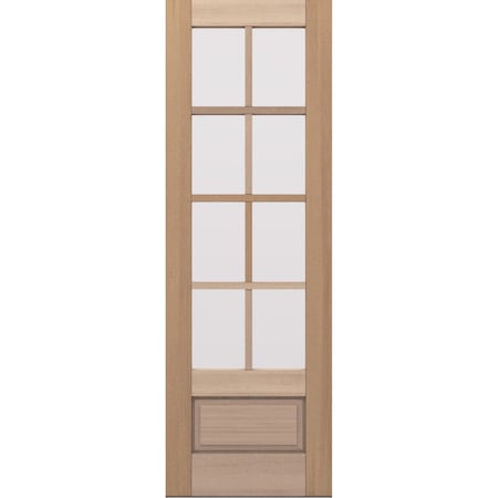 Doornmore G7508, 33.75" x 98" ( 32" Door) Left Hand, Mahogany SDL 8 Lite, 3/4 Lite Exterior Door G7508-SW-3296_1_LI