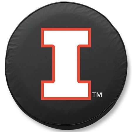 Holland Bar Stool Co 29 3/4 x 8 Illinois Tire Cover TCEIlliniUBK