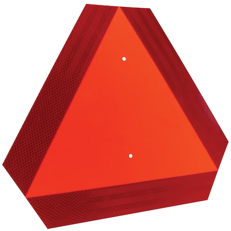 Performance Tool Reflective Triangle, 14 in. x 12 in. Orange Red W1496