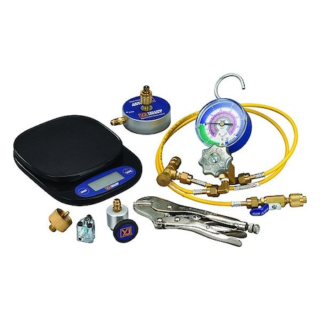 Yellow Jacket Charging Scale Kit, 13.22 lb Max, Digital 61001