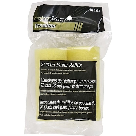 Linzer Paint Roller Cover, 3 in L, Foam Cover RT3032