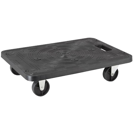 Prosource Furniture Dolly, 200 lbs, 19-1/2 in W Platform, 14-1/2 in D Platform, Polypropylene Platform PFD-1914