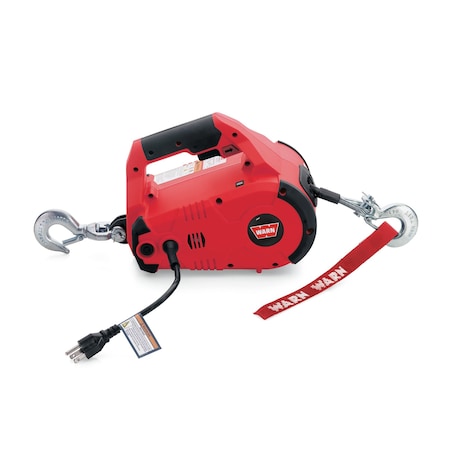 Warn Winch PullzAll 120V CSA Model; Portable; Lifting and Pulling Winch; Electric; 1000 Pound Line 885001