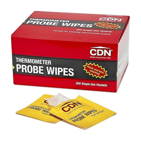 Cdn Alcohol Wipes, 2 1/4" L, 1 1/4" W, White PW200