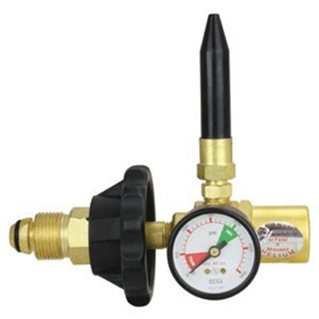 Gentec Gw 33-230hg Balloon Blower Regulator 8t with gauge 331-230HG