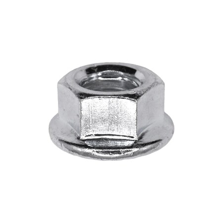 Auveco Metric Spin Lock Nut with Serrations, M10-1.5, 15mm Hex, 25PK 22045