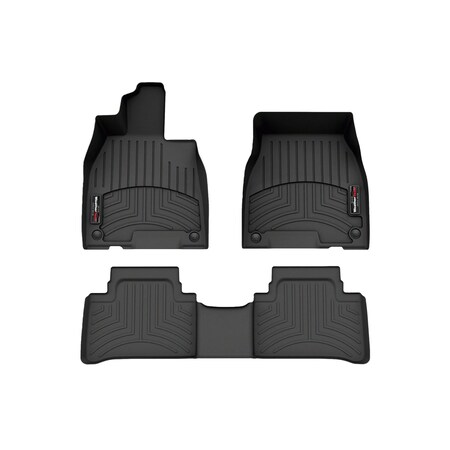 Weathertech Black, Front and Rear Floorliners 441799-1-2