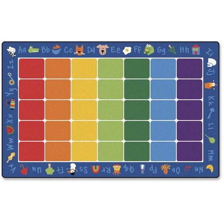 Carpets For Kids Fun with Phonics Seating 8.33 ft. x 13.33 ft. Rectangle Rug 9614