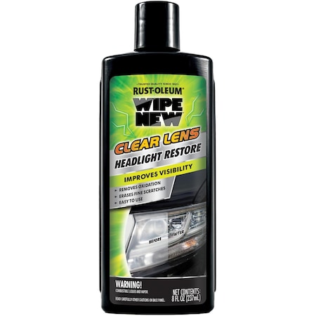 Rust-Oleum Clear Lens Headlight Restore, 8 Oz 381403