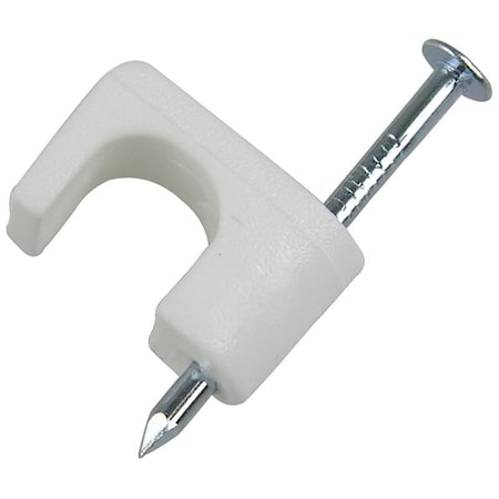 Gb Gardner Bender Staple, 1/4 in W Crown, Polyethylene, 25PK PSW-1650T