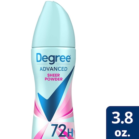 Degree MotionSense Sheer Powder Antiperspirant Dry Spray, 3.8 Ounce, 12PK 34362