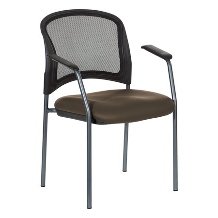 Office Star Products ProGrid Mesh Back Chair, Dillon Java 86710R-R102