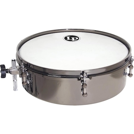 Latin Percussion 4 x 12 in. Timbale, Black Nickel LP812-BN