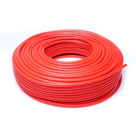 Hps Performance 1/8 in ID x 10 Feet, High Temp Silicone Vacuum Hose Tubing, Red HTSVH3-REDx10
