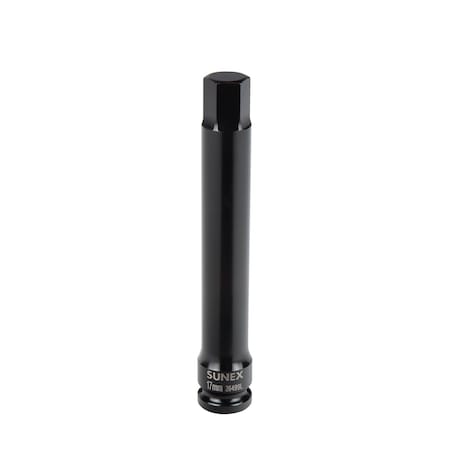 Sunex 1/2 in Dr Impact Hex Socket 6 in Long 17Mm 26499L