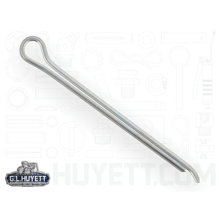 Huyett Hammerlock Cotter Pin, Zinc Plated Carbon Steel, 0.219 in Dia x 3.500 in Effective Length CPHZ-218-3500