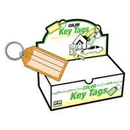 Hy-Ko HY-KO KB143-100 Key Identification Tag, Plastic, 100 KB143-100